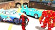 Childrens Songs and Rhymes Disney PIXAR cars Dinoco King 43 & McQueen Hulkbuster & Deadpool