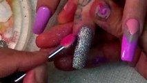 DIY Holo Chrome Glitter Nails | Sparkle Princess DIVA Nail Art Design Tutorial