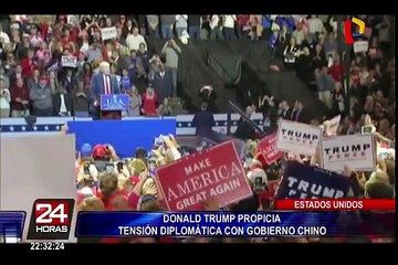 Donald Trump propicia tensión diplomática con gobierno chino
