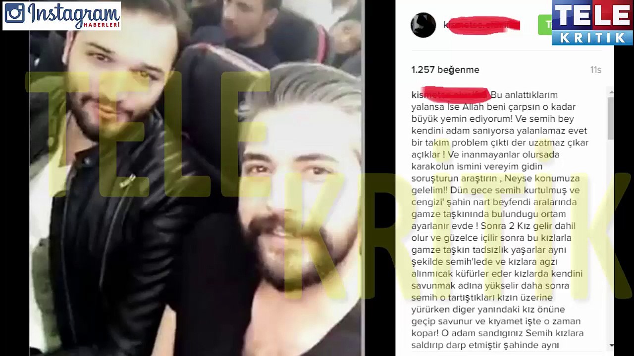 KISMETSE OLUR SEMİH VE ŞAHİN KARAKOLLUK OLMUŞ ÜSTELİK GAMZE TAŞKINDA TANIK OLMUŞ