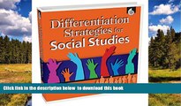 Pre Order Differentiation Strategies for Social Studies (Differentiation Strategies for the