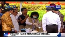 Presiden Jokowi Hadiri Pemusnahan Narkoba di Monas