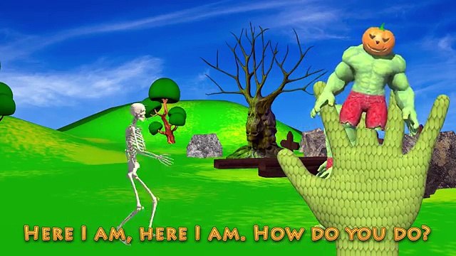 Finger Family Collection spiderman vs skeleton vs pumpkin Hulk vs superheroes Nursery Rhymes