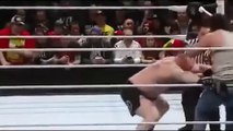WWE Highlights - Brock Lesnar vs Bray Wyatt & Luke Harper 02