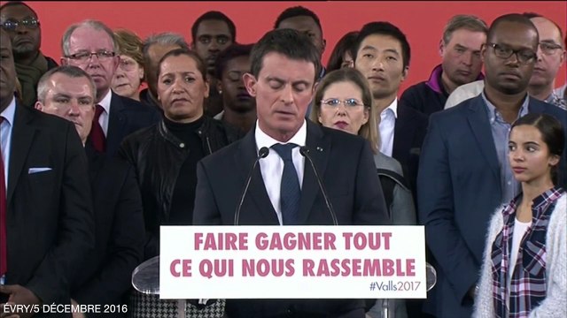 Manuel Valls : Ma candidature est celle de la réconciliation