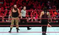 WWE Raw 14 November 2016 Braun Strowman attacks Roman Reigns and Dean Ambrose  02