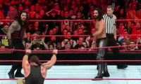 WWE Raw 14 November 2016 Braun Strowman attacks Roman Reigns and Dean Ambrose  03