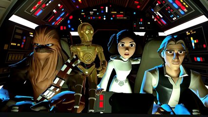 CHEWBACCA PRINCESS LEIA HAN SOLO in Disney Infinity Star Wars for kids