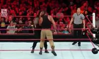 Raw 14 November 2016 Braun Strowman attacks Roman Reigns and Dean Ambrose 02