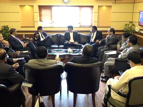 CM Sindh SYED MURAD ALI SHAH chairs ijlas Karachi-Thatta Dual Carriageway..... 06th Dec 2016