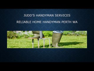 Qualified Perth Handyman Services