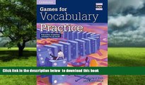 Pre Order Games for Vocabulary Practice: Interactive Vocabulary Activities for all Levels