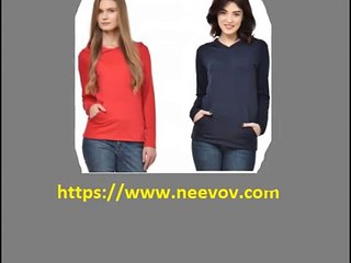 Cotton Hooded T Shirts for Women