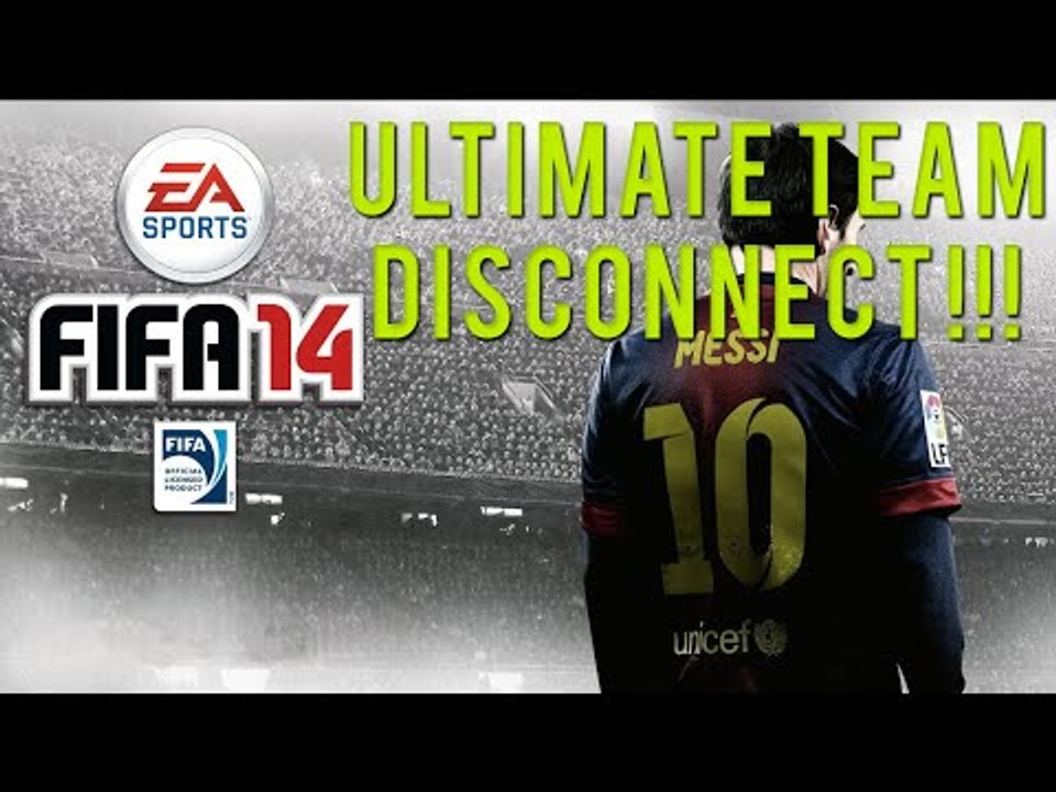 When I finally play well on fifa 14 ultimate team, this happens!