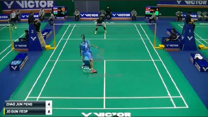 JEJU VICTOR 2016 Korea Masters Championships | R64 | Zhao Jun Peng - Jo Gun Yeop