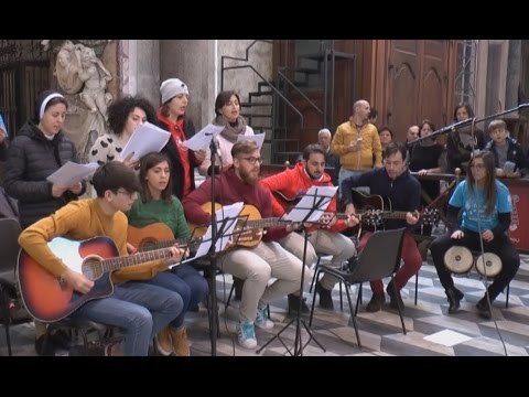 Napoli - Azione Cattolica, Sepe benedice i nuovi aderenti (05.12.16)