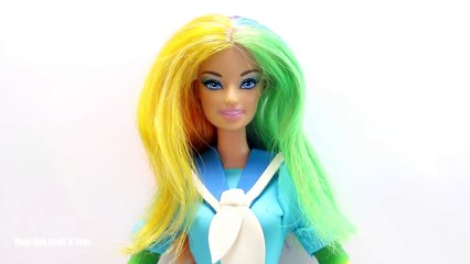 Play Doh Barbie Dolls Rainbow Dash Pinkie Pie Applejack Rarity Fluttershy Twilight Sparkle #2