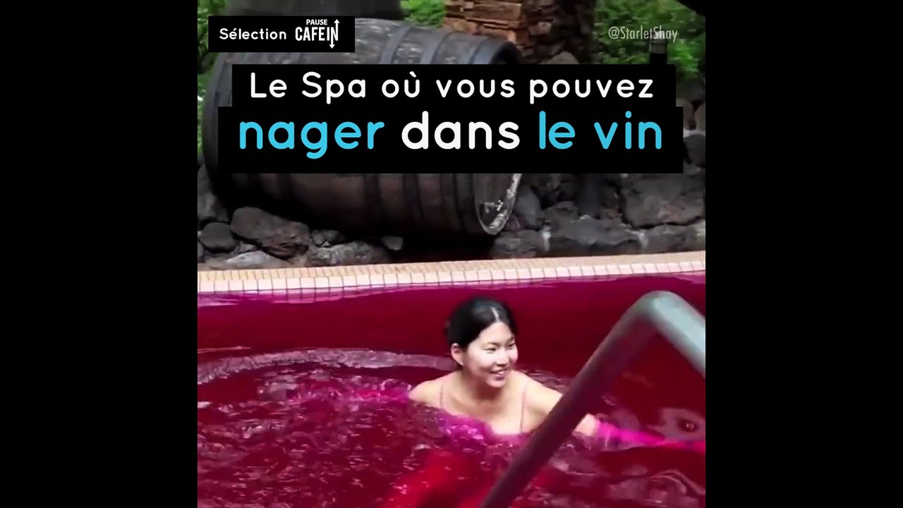 Ce spa vous propose de vous baignez dans du vin, du thé, du café...