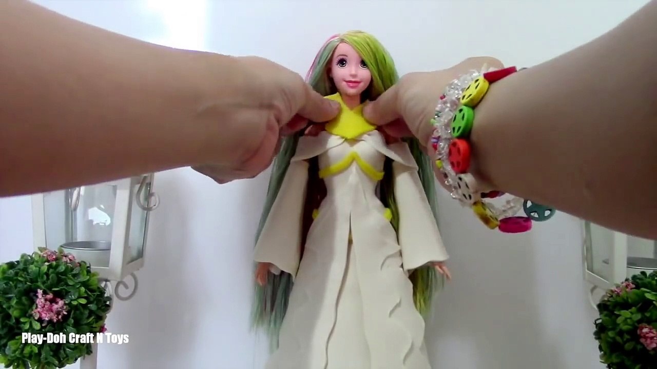 Play Doh MLP Princess Celestia, Princess Cadence, Princess Luna Inspired Costumes (Rapunzel Doll)