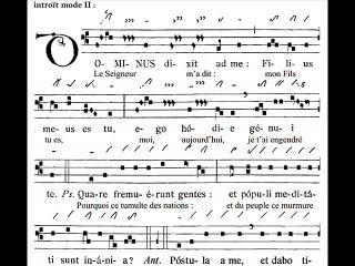 Introitus Dominus dixit, Missa in nocte
