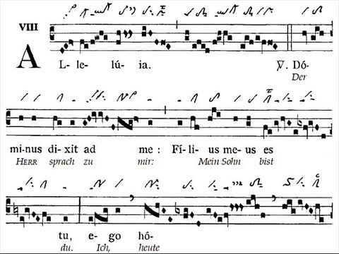 Alleluia Dominus dixit, Missa in nocte
