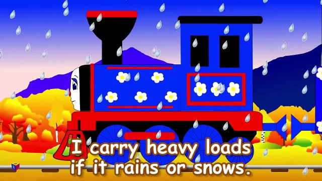 Days of the week song for kids. Educational cartoon about Choo-Choo train for children