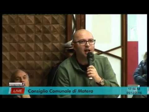 Materdomini - Consiglio comunale di Matera 05 dicembre 2016
