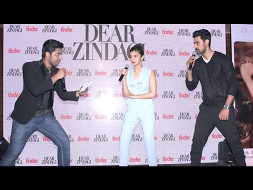 Rapid Fire With Alia Bhatt & Kunal Kapoor During Dear Zindagi Tu Hi Hai Song launch