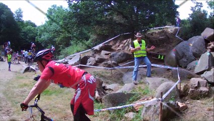Armand JUMEAUX en action lors d'une compétition de trial