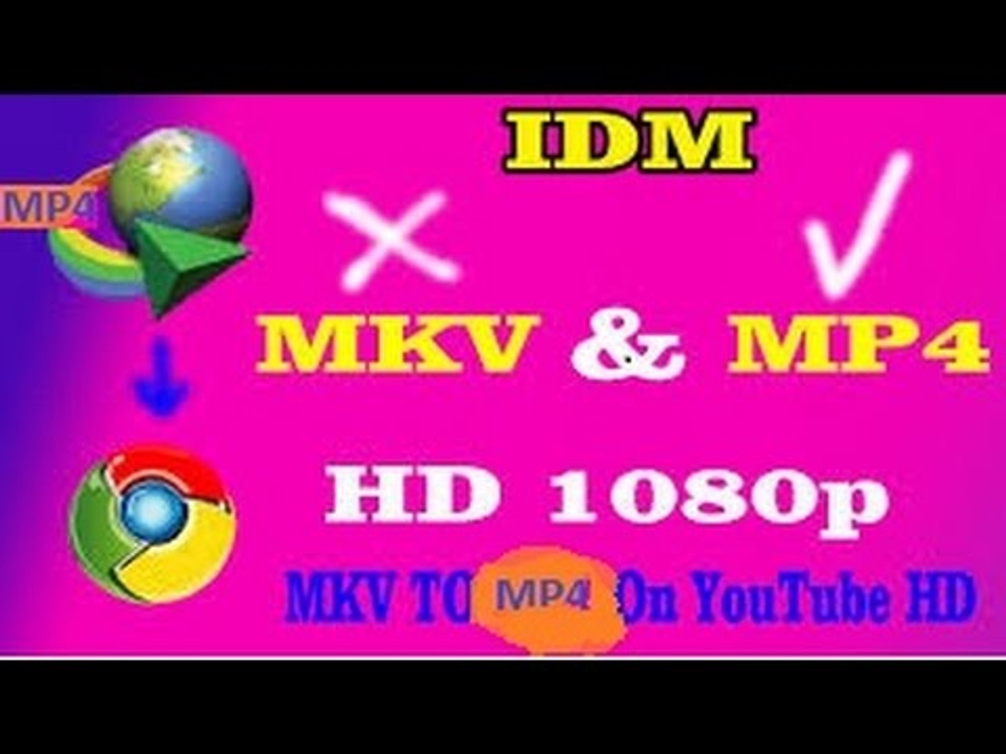 ⁣Change Youtube Mkv files to Mp4 on Google Chrome Download Through IDM