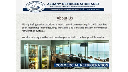 Albany Refrigeration: Expert in Industrial Refrigeration in Melbourne