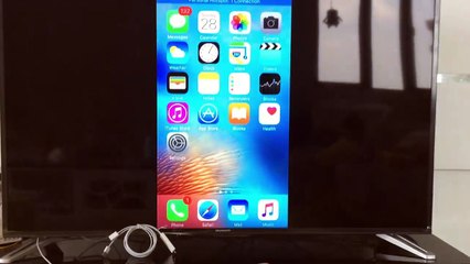 how to connect iPhone 6plus to TV with fyting  mirroring cable
