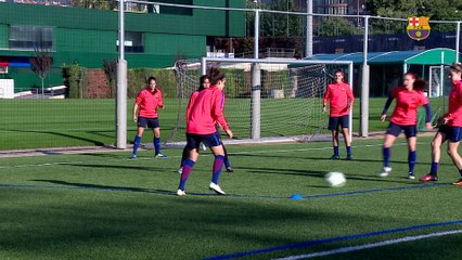 Xavi Llorens i  Leila Ouahabi analitzen el partit davant el València