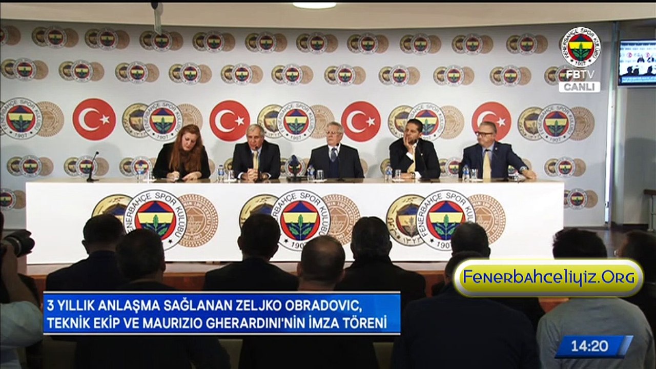 Željko Obradović'in İmza Töreni - 06/12/2016