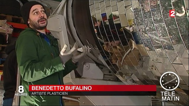 Lyon : un camion boule à facettes pour la Fête des Lumières