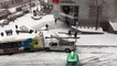 Accidents à la chaine à Montréal à cause du verglas et de la neige