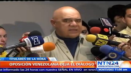 Oposición venezolana no acudirá a encuentro de diálogo previsto para este martes e inicia reunión con delegado del Vatic