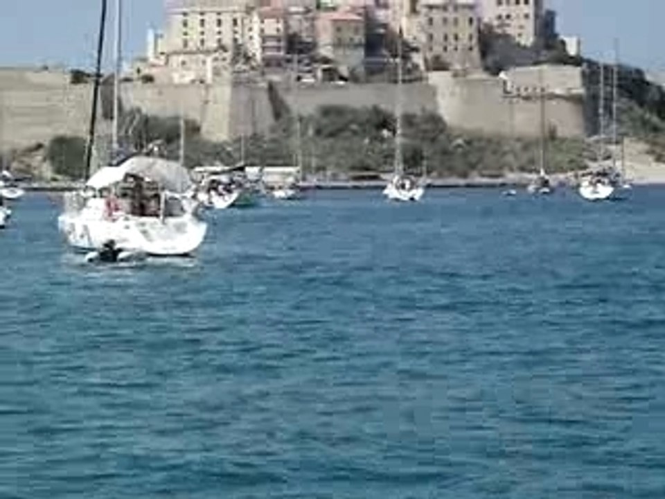Wake dans la baie de Calvi