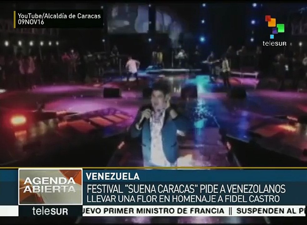 Venezuela: Festival de Música pide flores para ofrendar a Fidel Castro