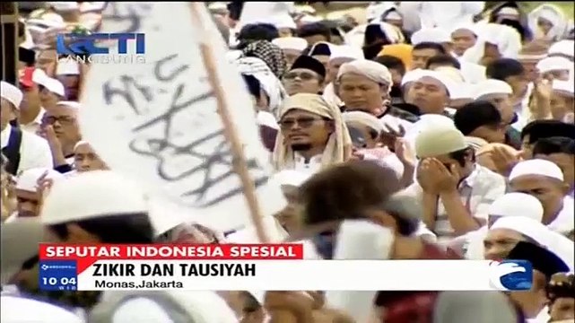 Dipimpin Arifin Ilham, Zikir dan Takbir Bergema di Kawasan Monas