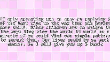 5 Tips on Healthy Parenting