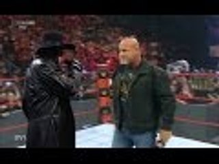 Wwe Raw 29112016 Goldberg vs Undertaker Face to Face First Time