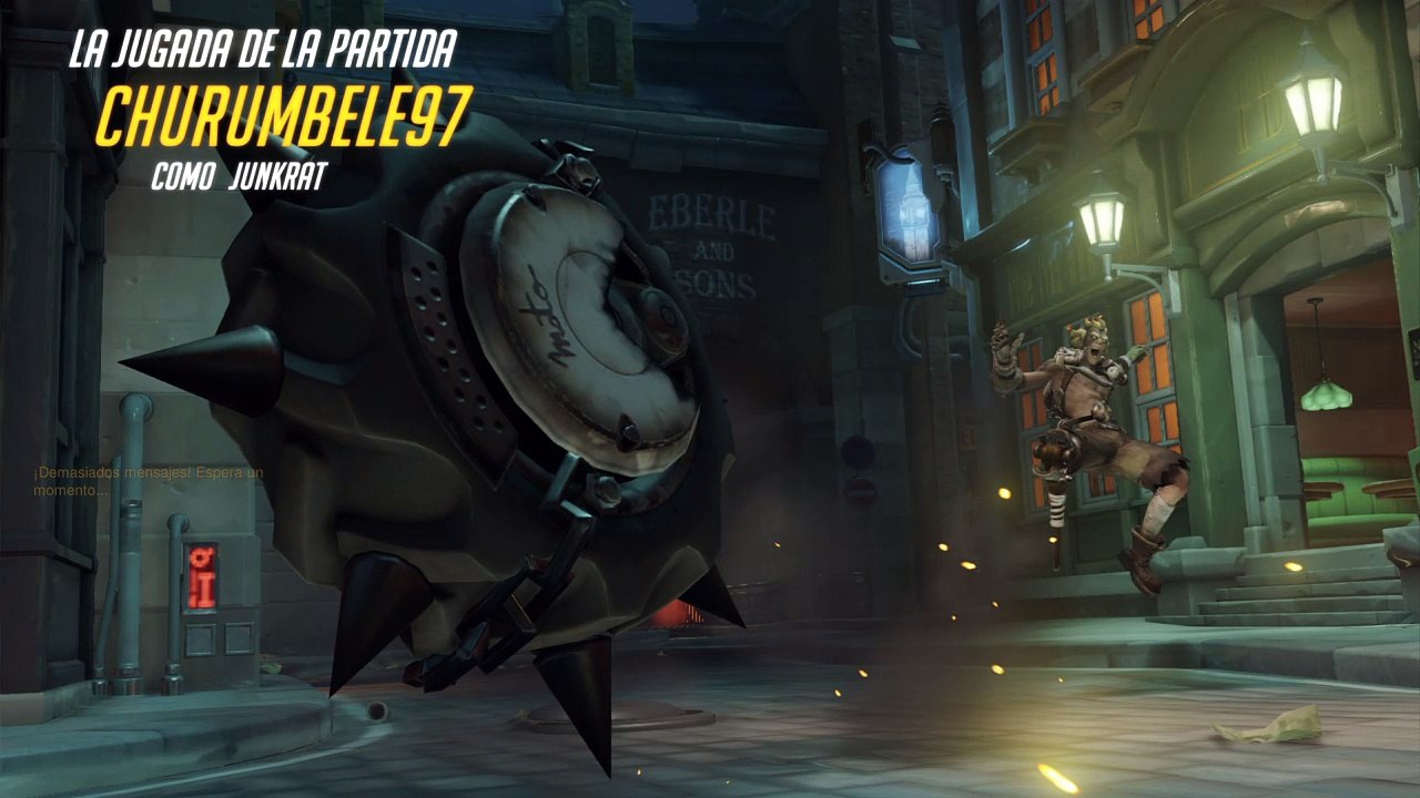 Overwatch jugada de la partida junkrat