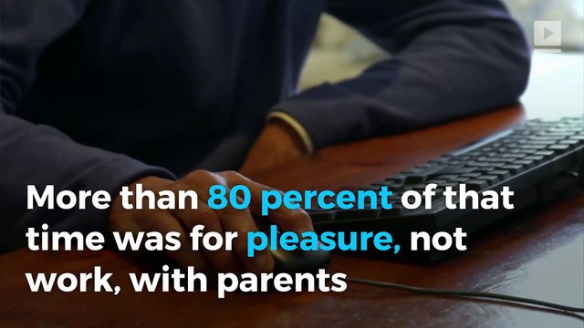 Parents spend as much time as teens on screen: report