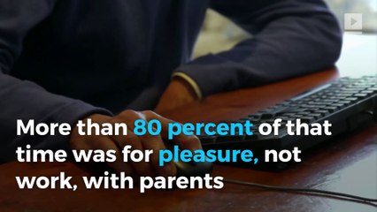 Parents spend as much time as teens on screen: report