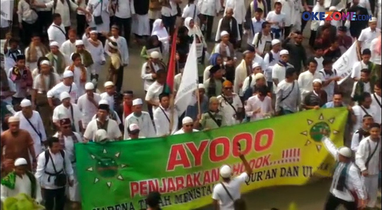 Ratusan Ribu Massa Aksi Bela Islam Jilid III Penuhi Patung Kuda