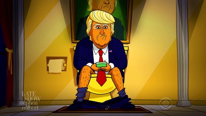 Cartoon Donald Trump Can No Longer Tweet