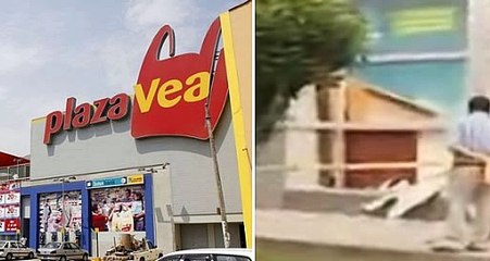 delincuentes intentaron robar en conocido supermercado y huyeron