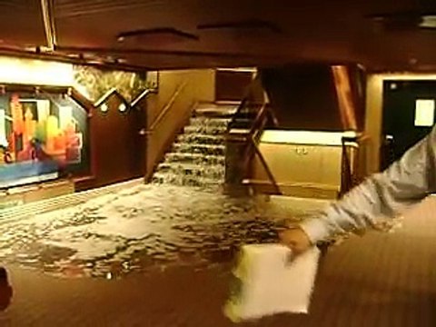 Carnival Paradise Cruise ship sinking Real Footage