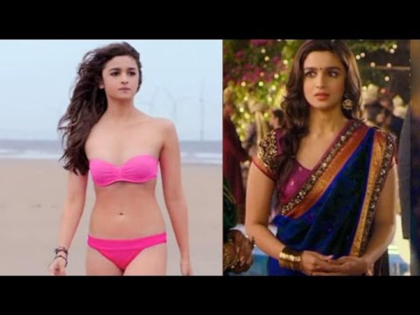 Alia bhatt top saree in shaandaar